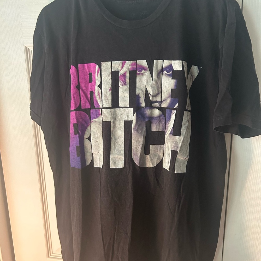 Britney Spears B!tch Las Vegas Residency Shirt Tee Black Large